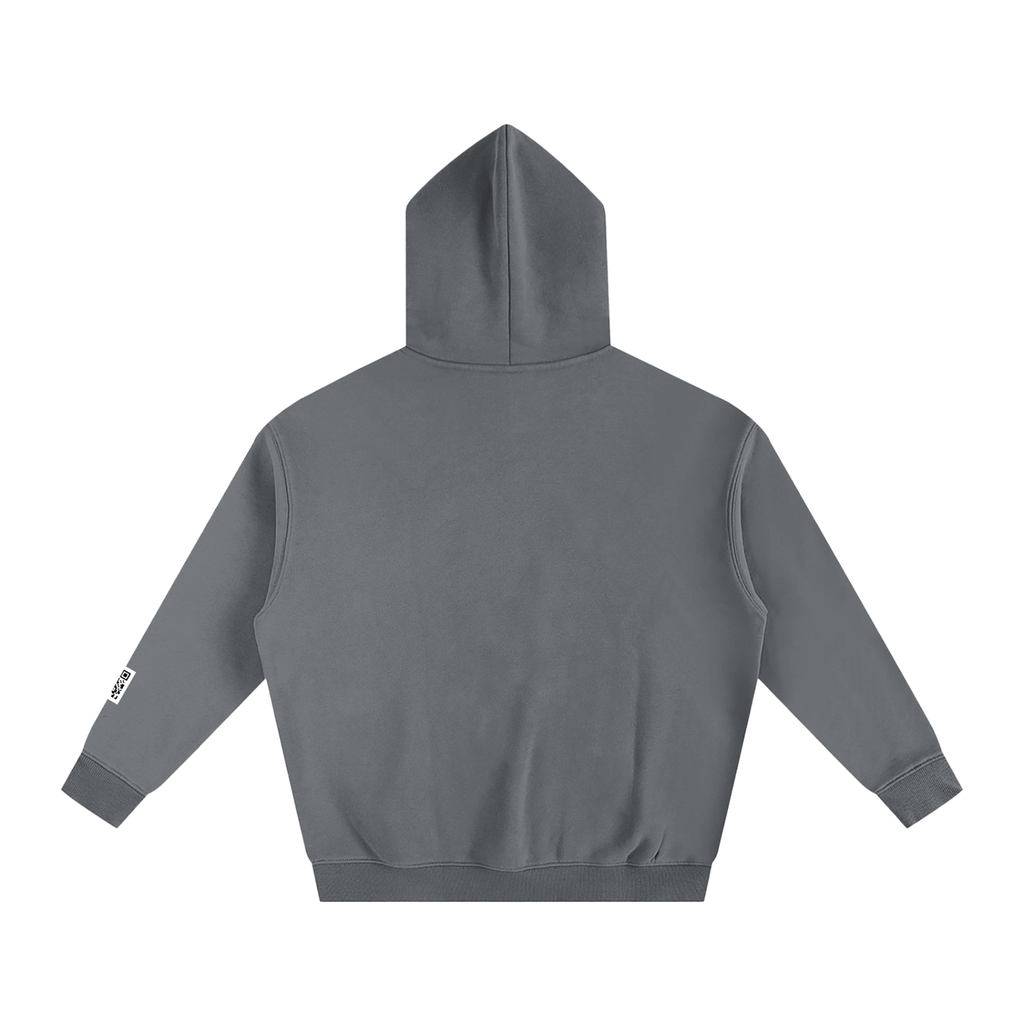 ‘H-worthy’ Oversize Fleeced Hoodie