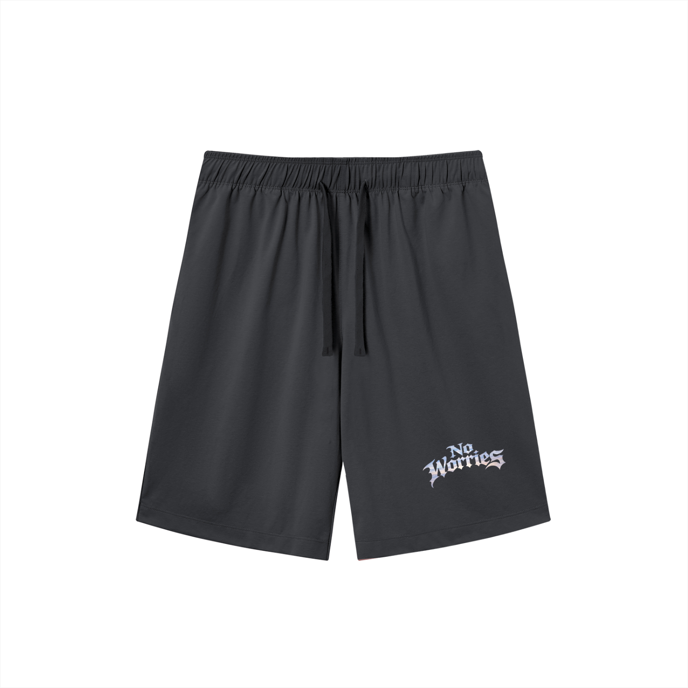 “No Worries” Men's Lightweight Drawstring Shorts