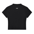 ‘HW’ Essential Slim Fit Mock Neck T-Shirt