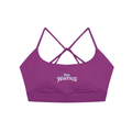 “No Worries” Criss Cross Yoga Sports Bra