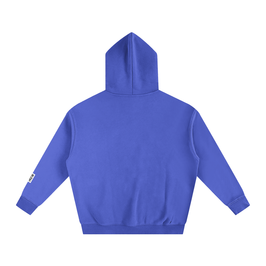 ‘H-worthy’ Oversize Fleeced Hoodie