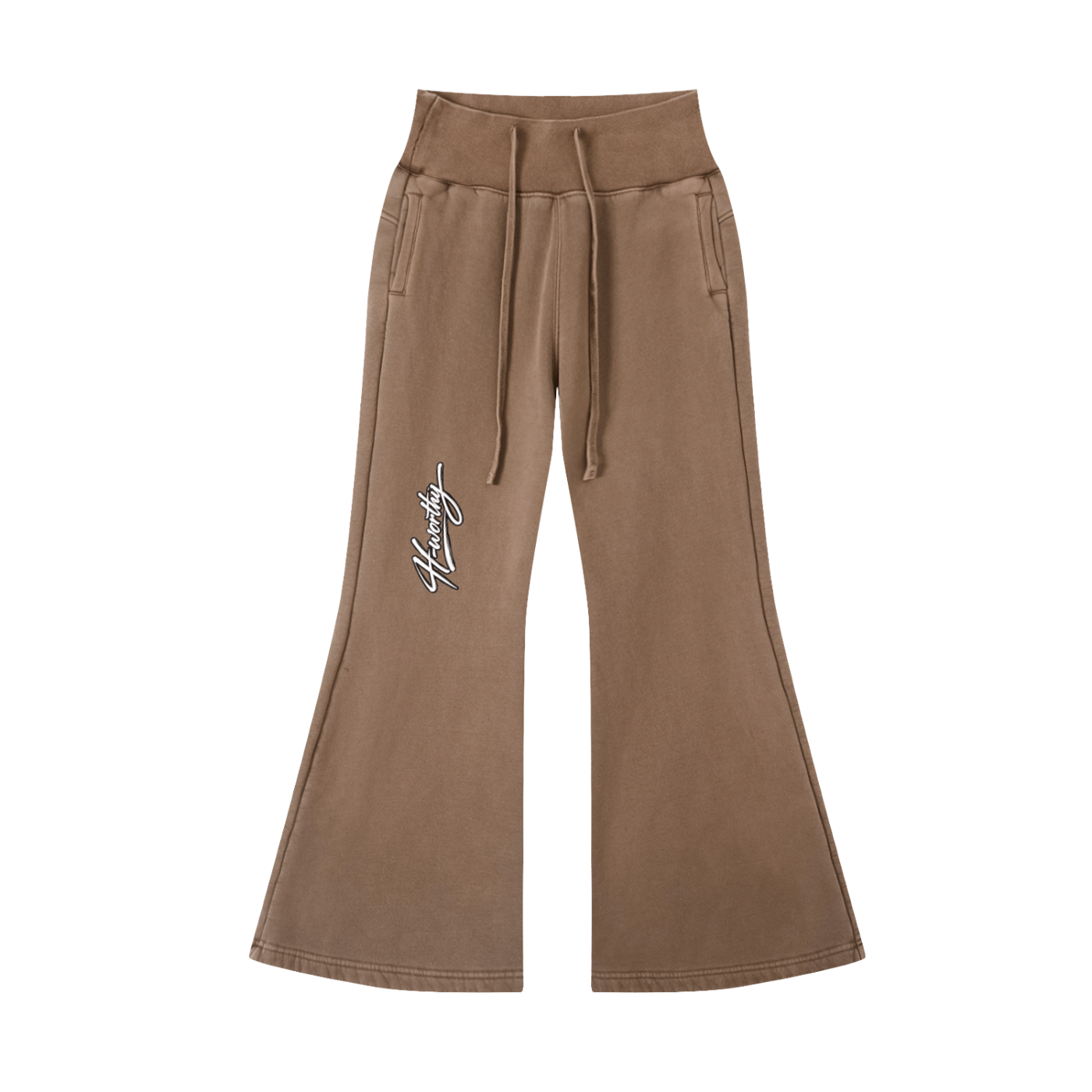 ‘H-worthy’ Vintage Flared Fleece Pants