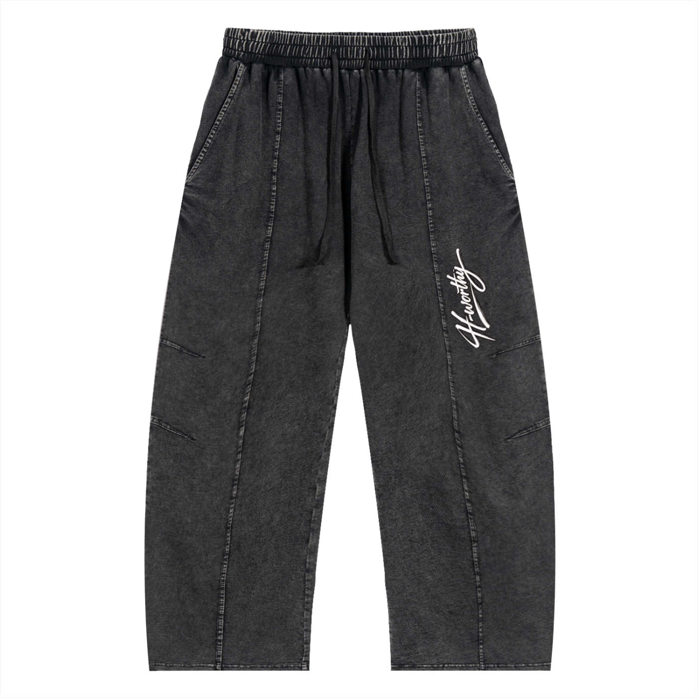 ‘H-worthy’ Snow Wash Cotton Pants