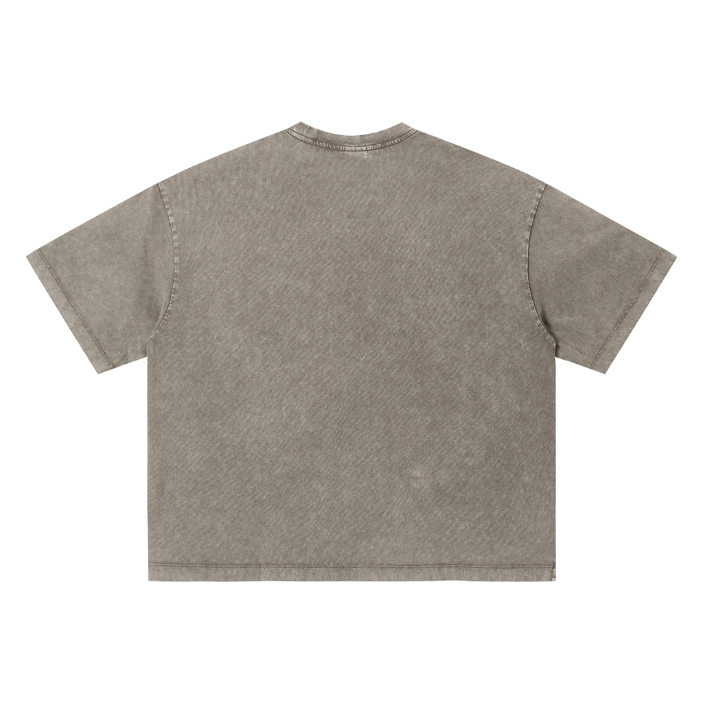 “No Worries” Vintage Wash Boxy T-Shirt