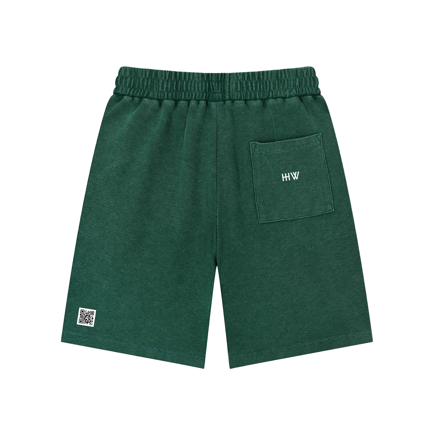 ‘H-worthy’ Mineral Wash Waffle Knit Shorts