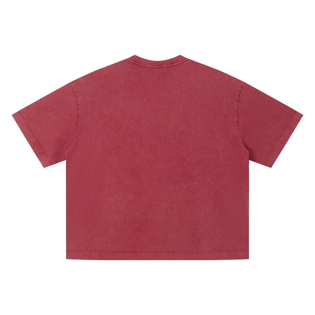 “No Worries” Vintage Wash Boxy T-Shirt