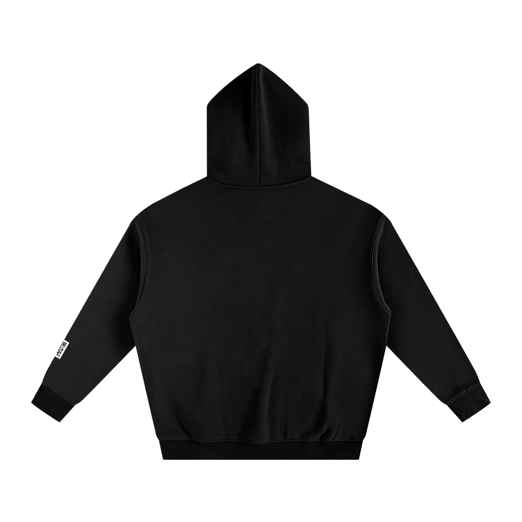 ‘H-worthy’ Oversize Fleeced Hoodie