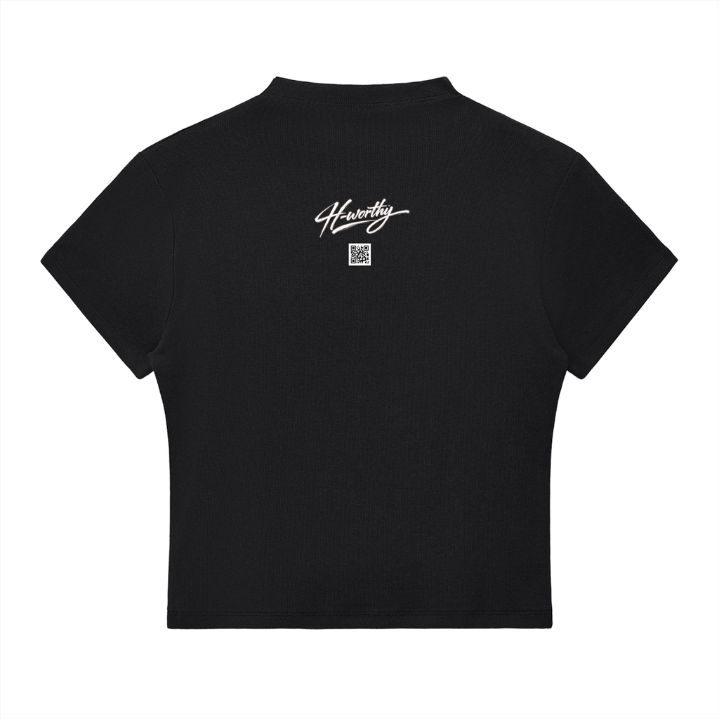‘HW’ Essential Slim Fit Mock Neck T-Shirt