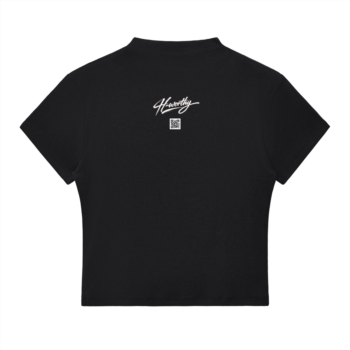 ‘HW’ Essential Slim Fit Mock Neck T-Shirt