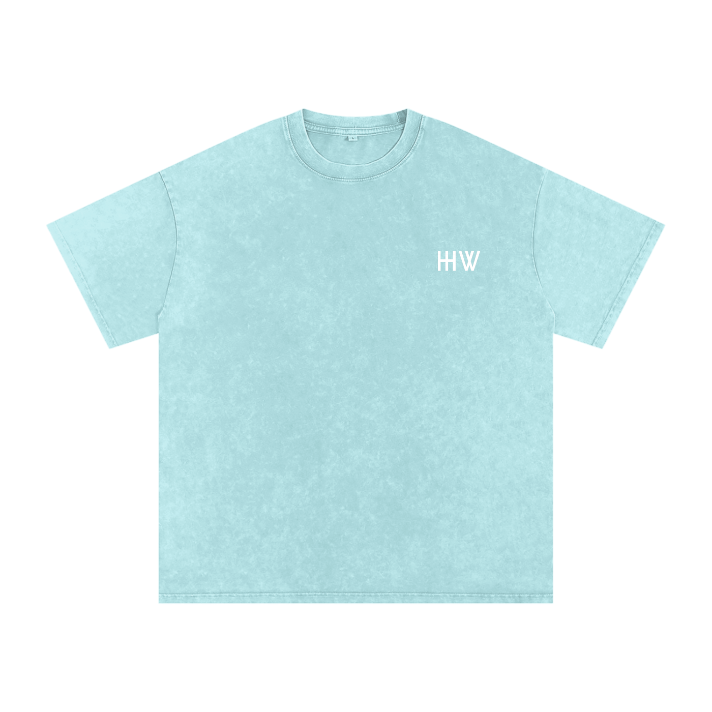 ‘HW’ snow washed oversized T-shirt