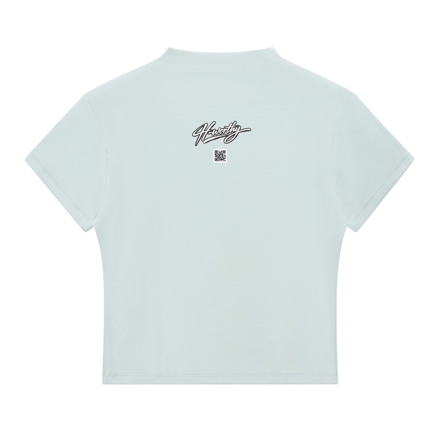 ‘HW’ Essential Slim Fit Mock Neck T-Shirt