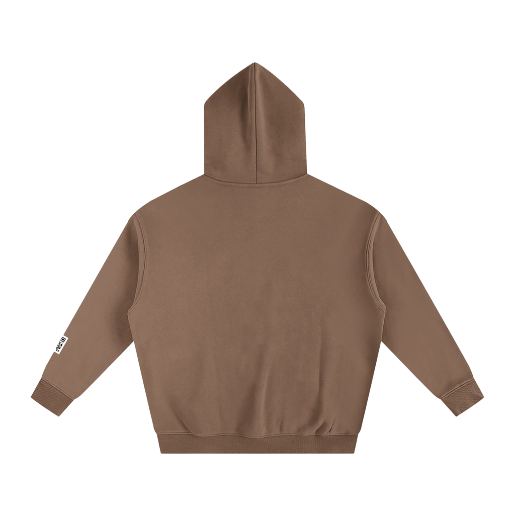 ‘H-worthy’ Oversize Fleeced Hoodie
