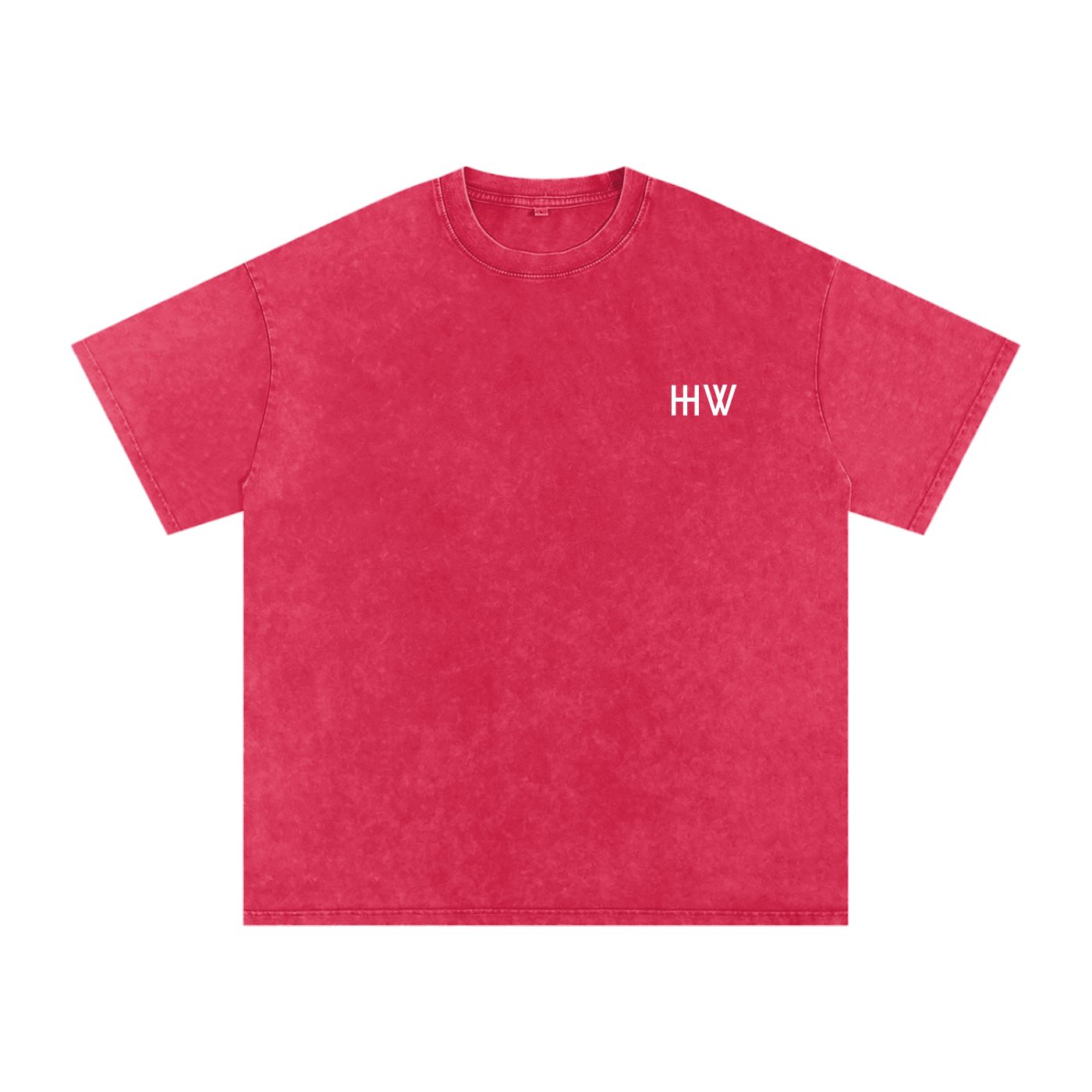 ‘HW’ snow washed oversized T-shirt