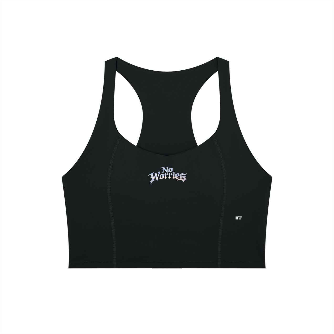 “No Worries” Women’s Tight Paneling Yoga Tank Top