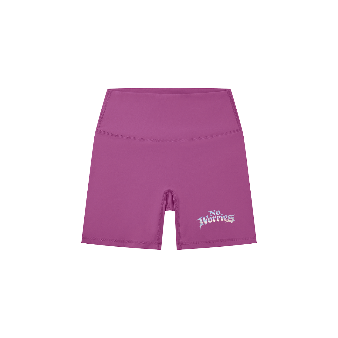 “No Worries” Women's High-Waisted Shorts