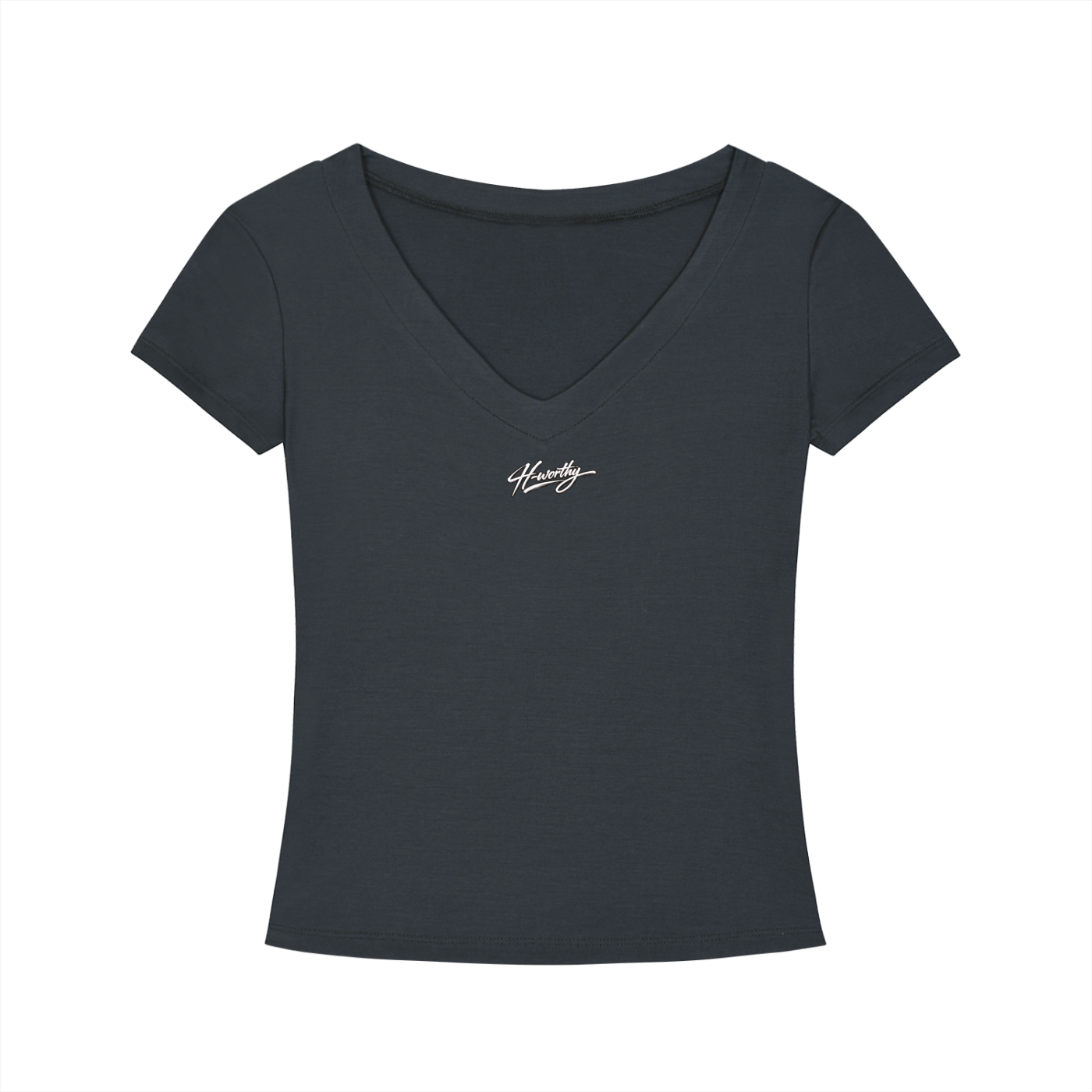 ‘H-worthy’ Slim Fit V-Neck T-Shirt