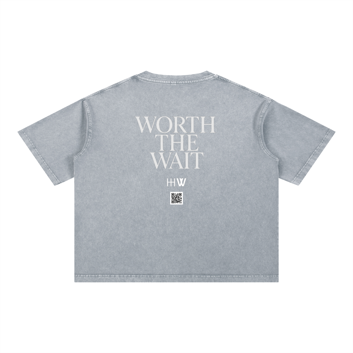 ‘H-worthy’ Mineral Wash Cotton T-Shirt