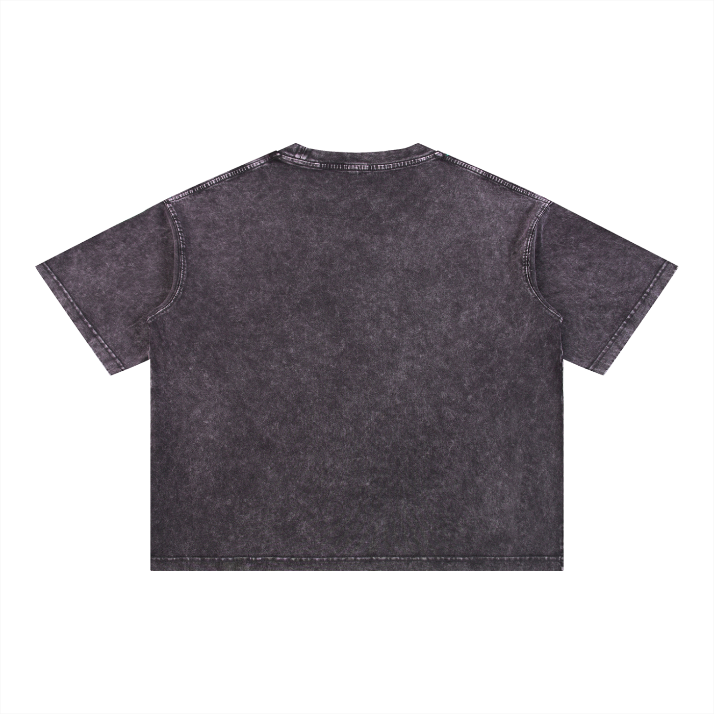 “No Worries” Mineral Wash Boxy Cotton T-Shirt