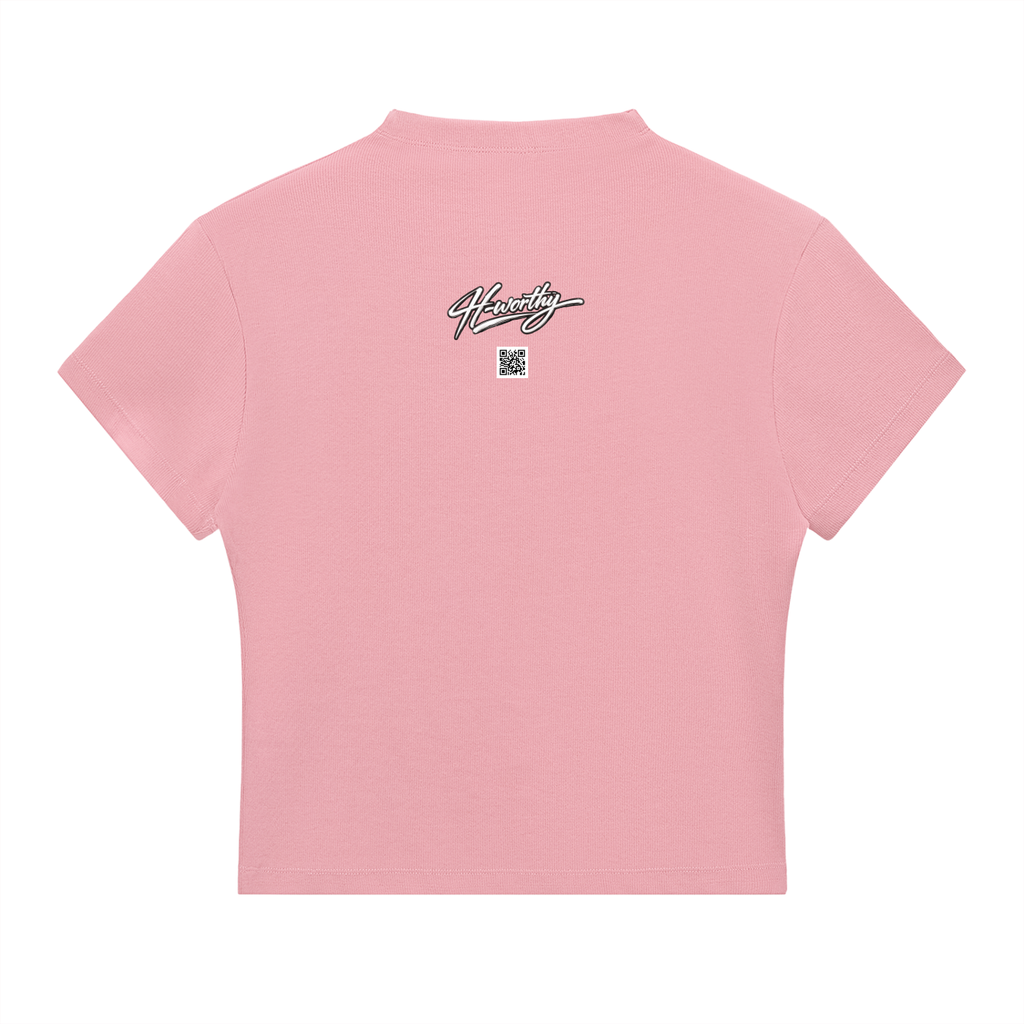 ‘HW’ Essential Slim Fit Mock Neck T-Shirt