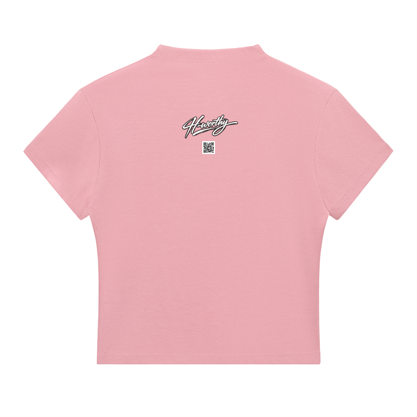 ‘HW’ Essential Slim Fit Mock Neck T-Shirt