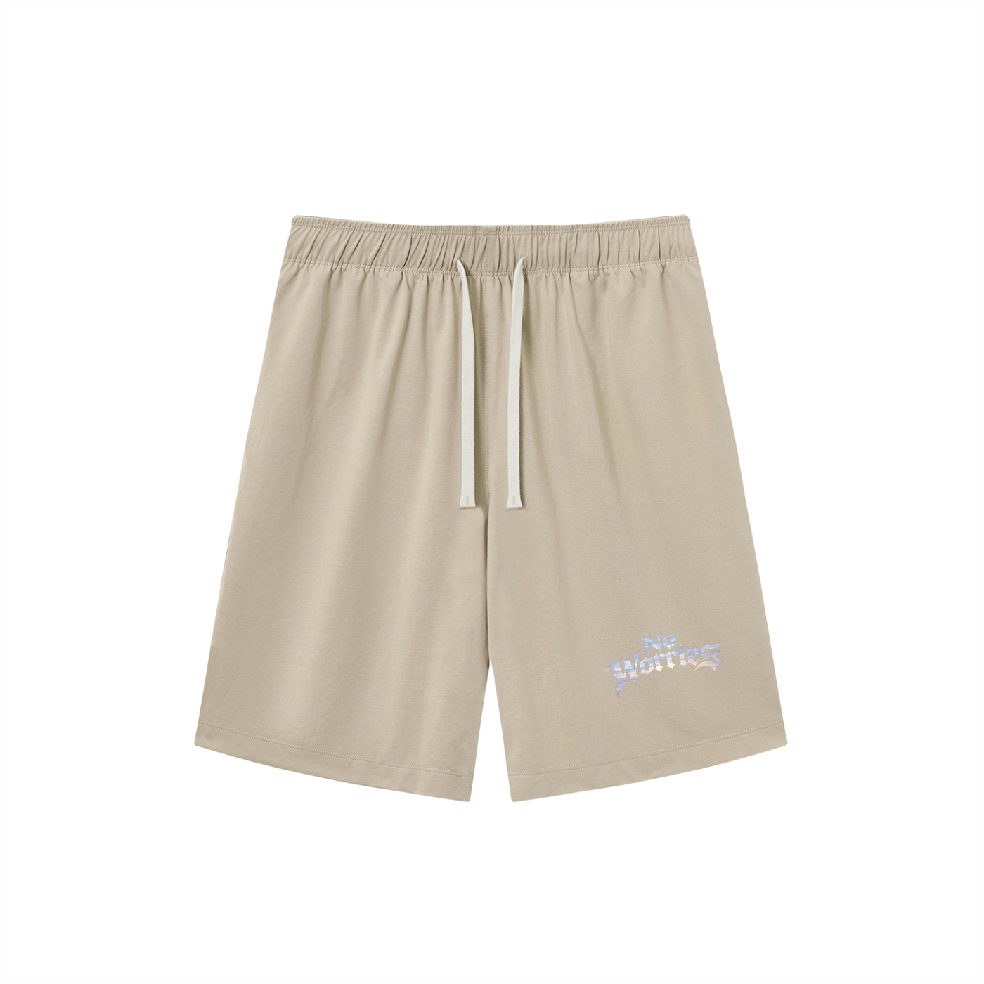 “No Worries” Men's Lightweight Drawstring Shorts