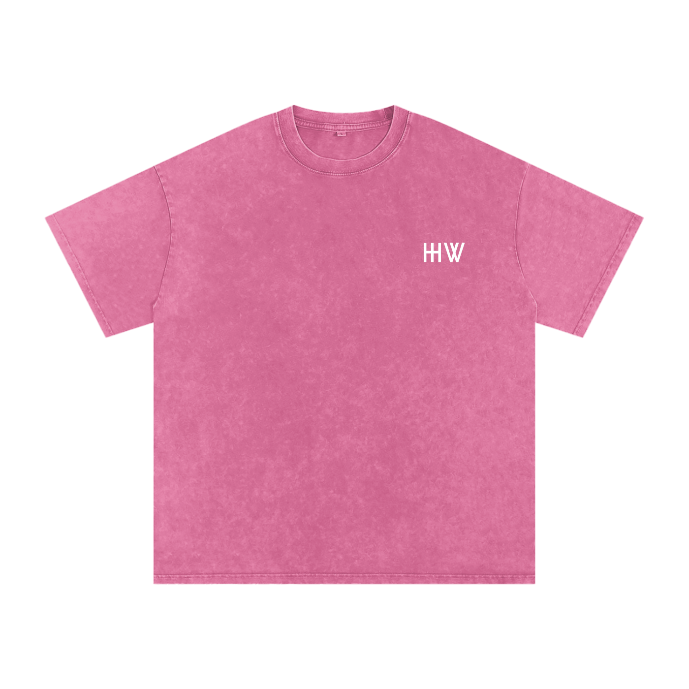 ‘HW’ snow washed oversized T-shirt