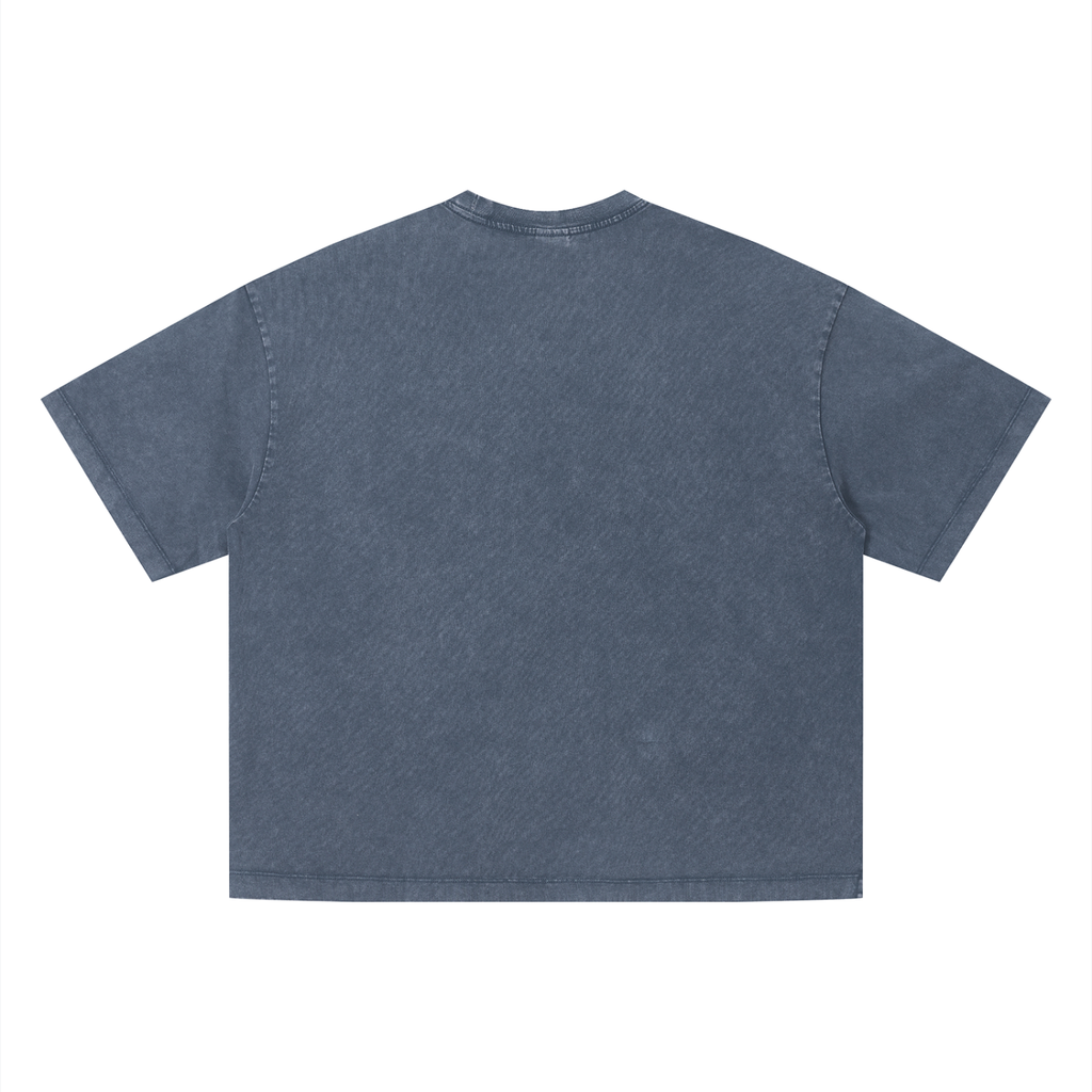 “No Worries” Vintage Wash Boxy T-Shirt