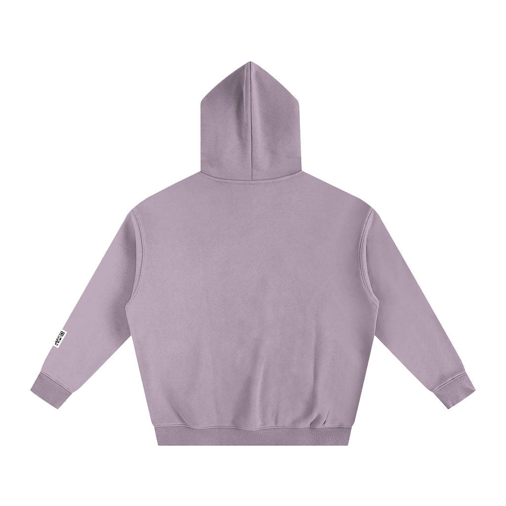 ‘H-worthy’ Oversize Fleeced Hoodie