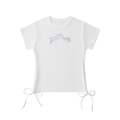 “No Worries” Essential Drawstring T-Shirt