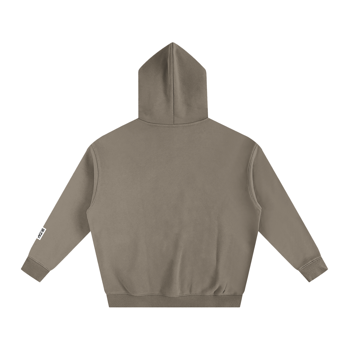‘H-worthy’ Oversize Fleeced Hoodie