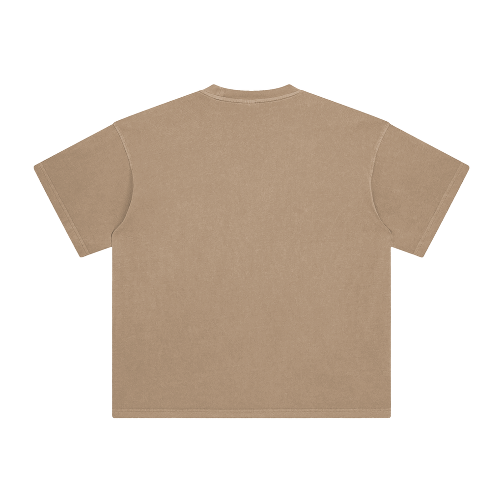 “No Worries” Enzyme Washed T-Shirt