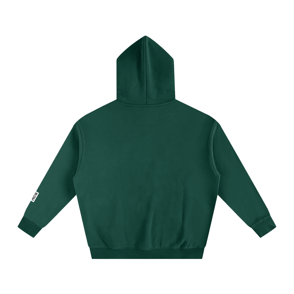 ‘H-worthy’ Oversize Fleeced Hoodie