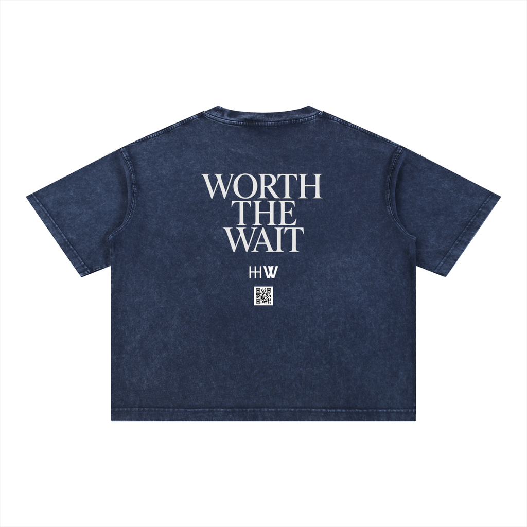 ‘H-worthy’ Mineral Wash Cotton T-Shirt