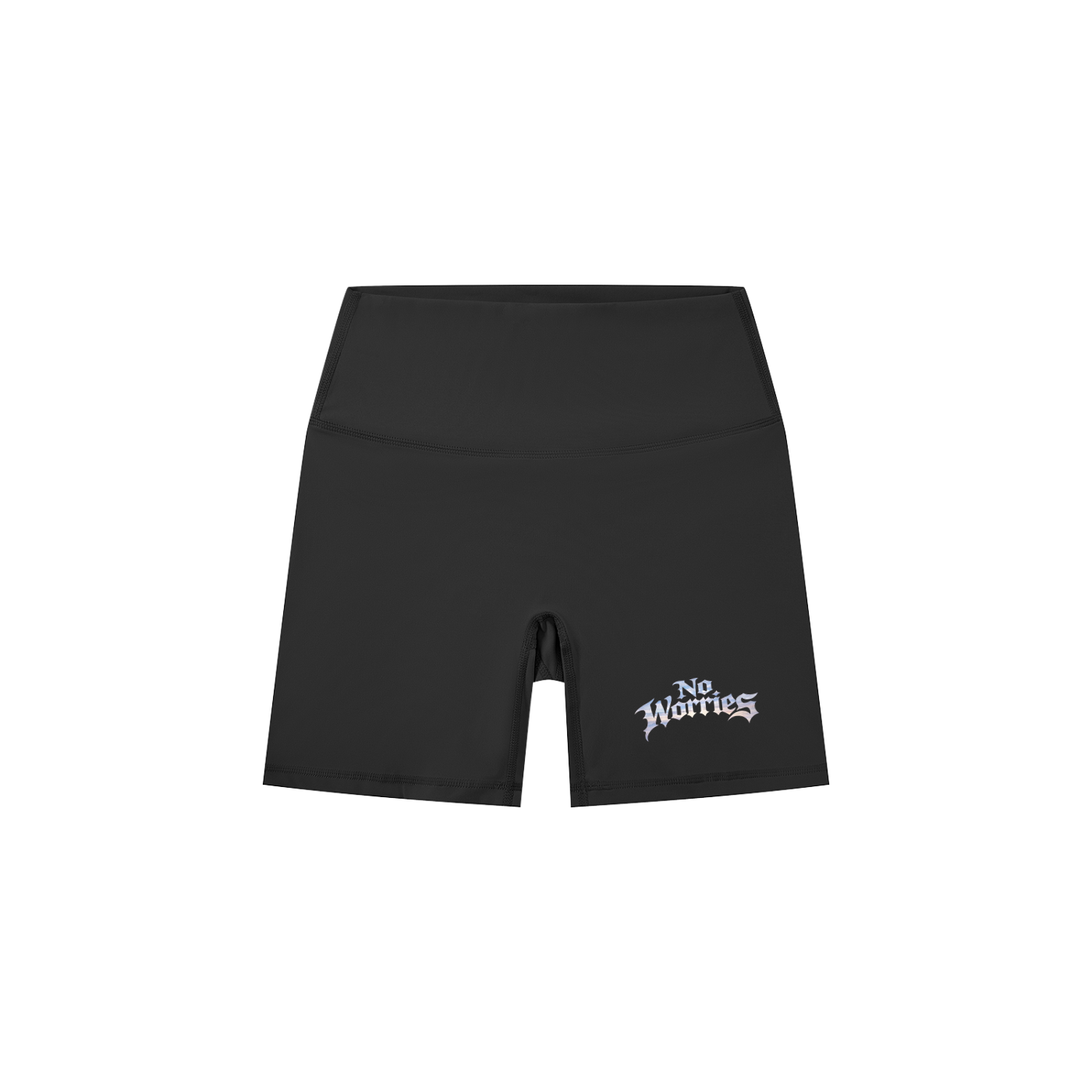“No Worries” Women's High-Waisted Shorts