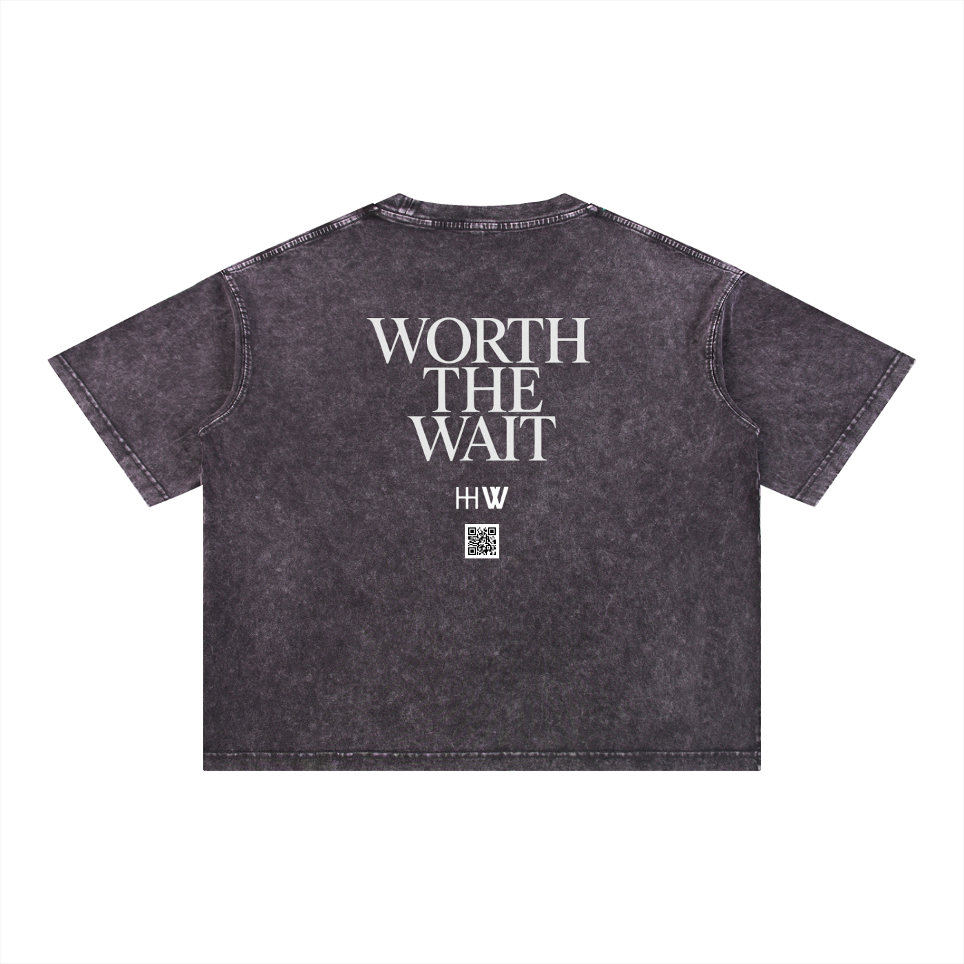 ‘H-worthy’ Mineral Wash Cotton T-Shirt