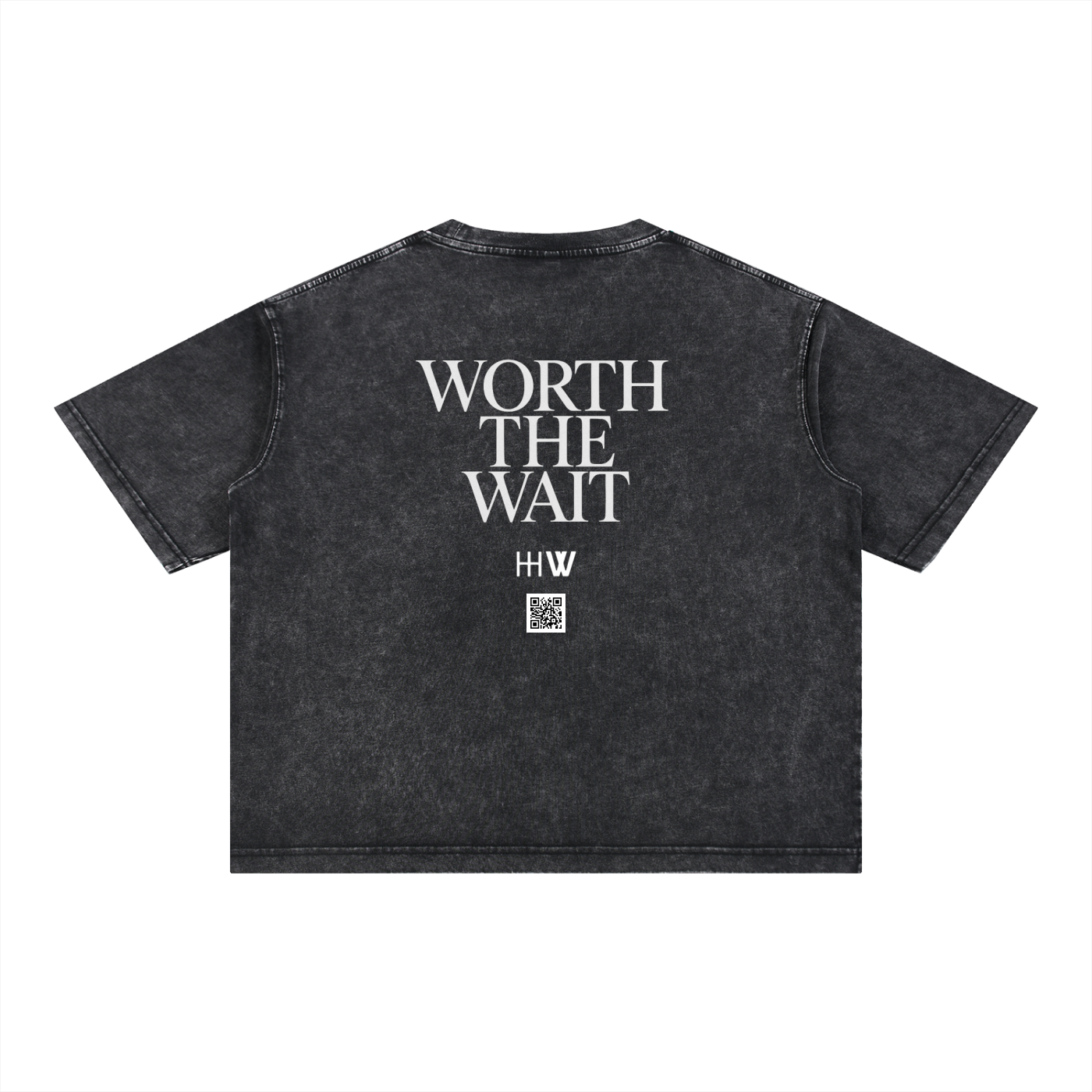 ‘H-worthy’ Mineral Wash Cotton T-Shirt