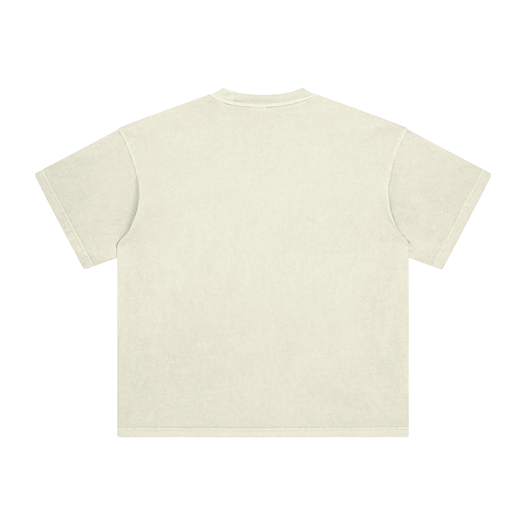 “No Worries” Enzyme Washed T-Shirt