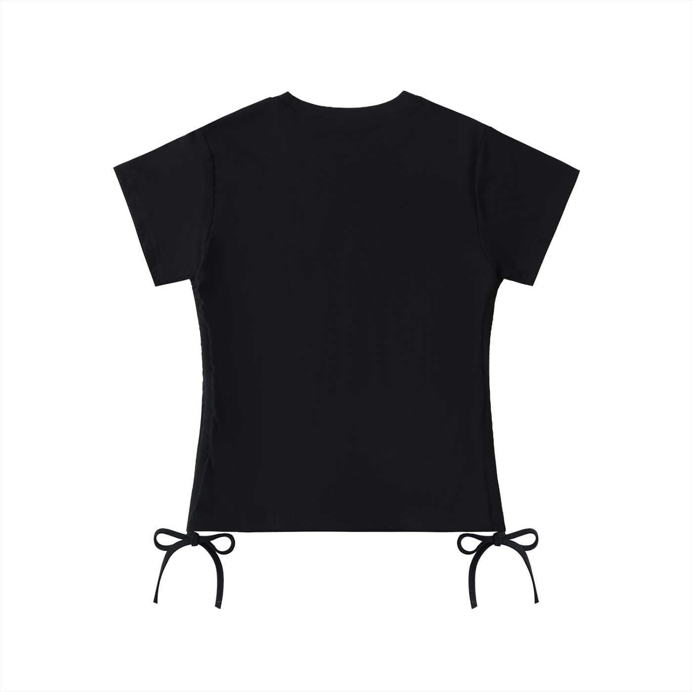 “No Worries” Essential Drawstring T-Shirt