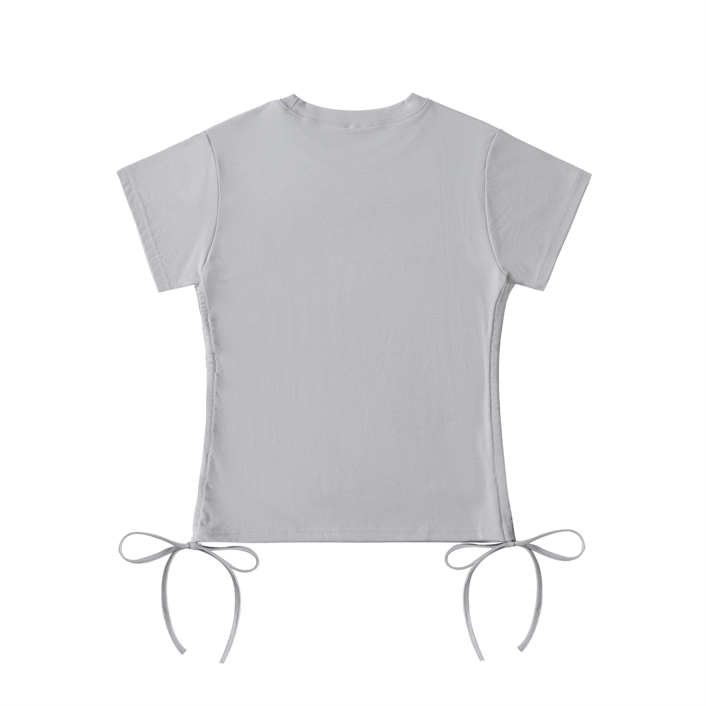 “No Worries” Essential Drawstring T-Shirt