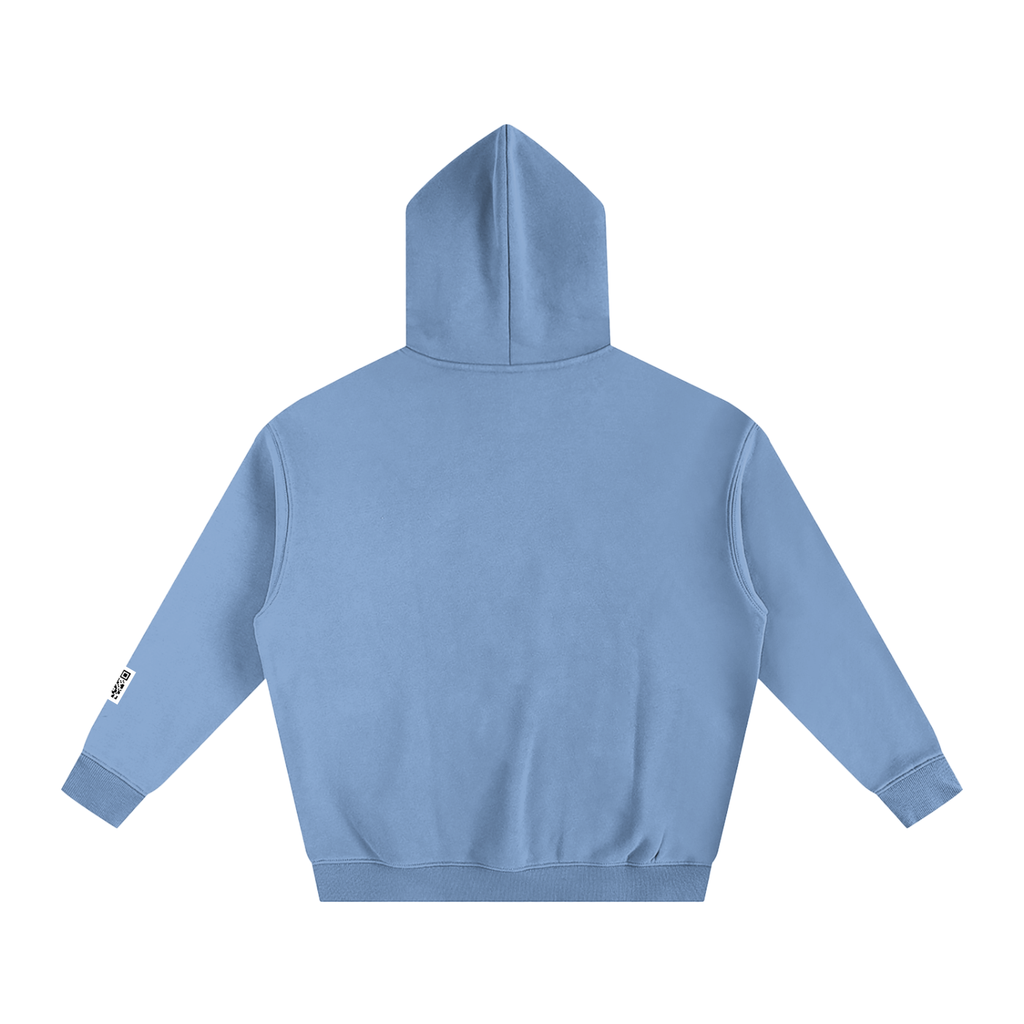 ‘H-worthy’ Oversize Fleeced Hoodie