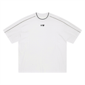 “No Worries” Oversized Contrast Tape T-Shirt