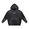 ‘H-worthy’ Vintage Frayed Fleece Hoodie