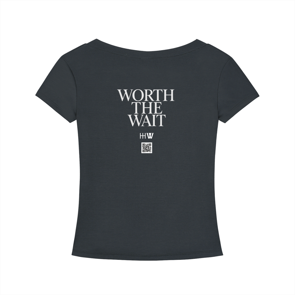 ‘H-worthy’ Slim Fit V-Neck T-Shirt