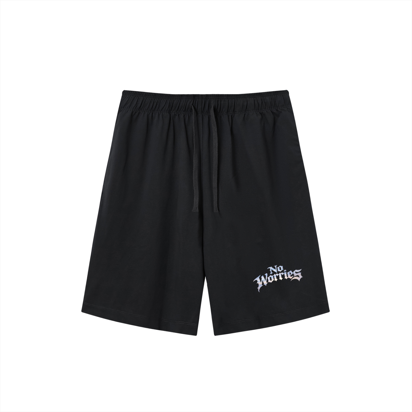 “No Worries” Men's Lightweight Drawstring Shorts