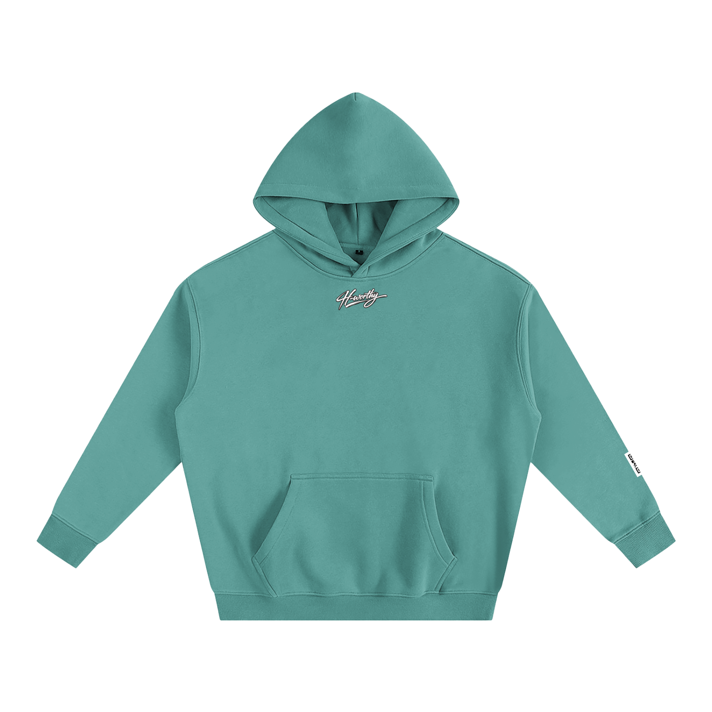 ‘H-worthy’ Oversize Fleeced Hoodie