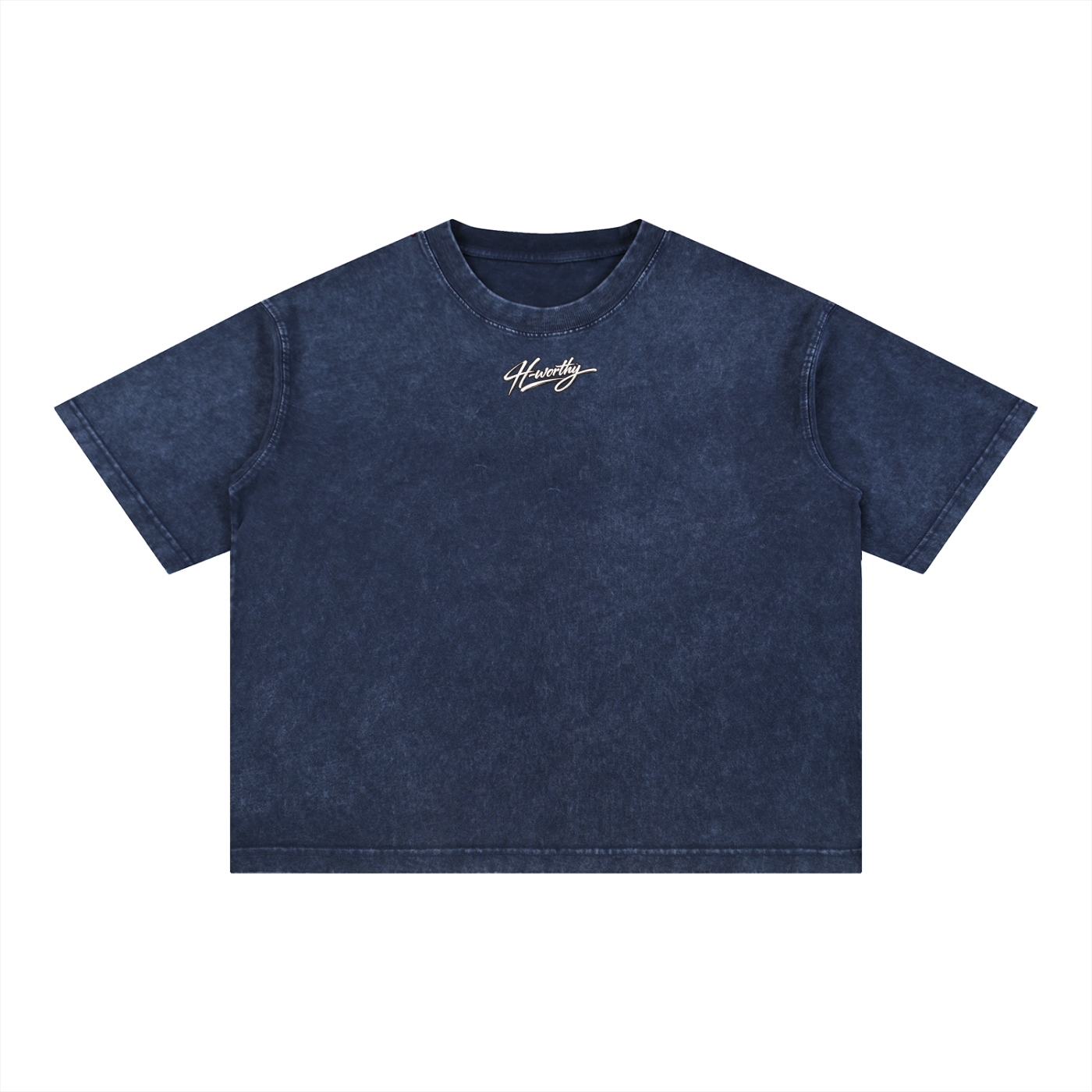‘H-worthy’ Mineral Wash Cotton T-Shirt
