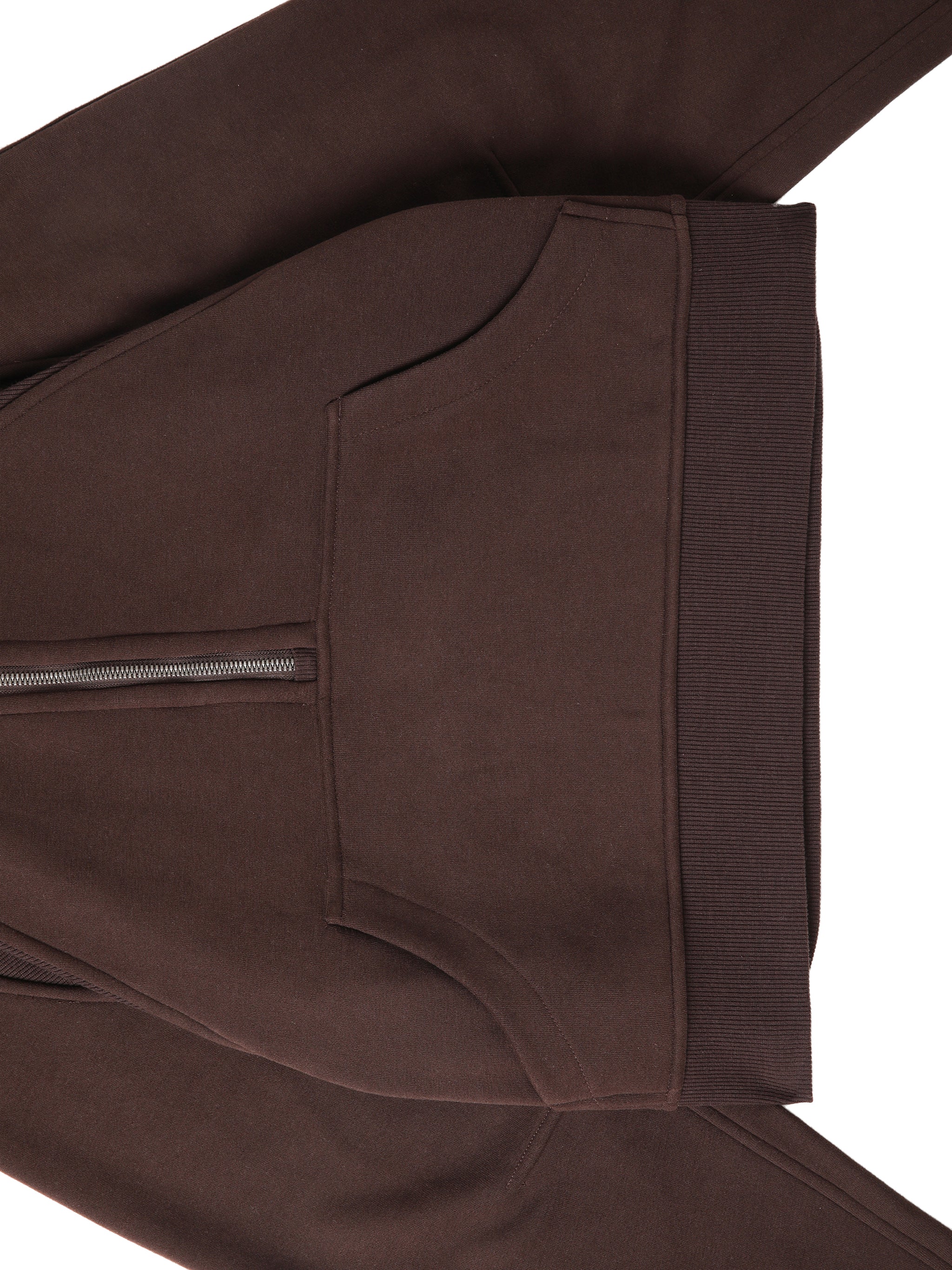 ‘HW’ Cropped Half-Zip Hoodie