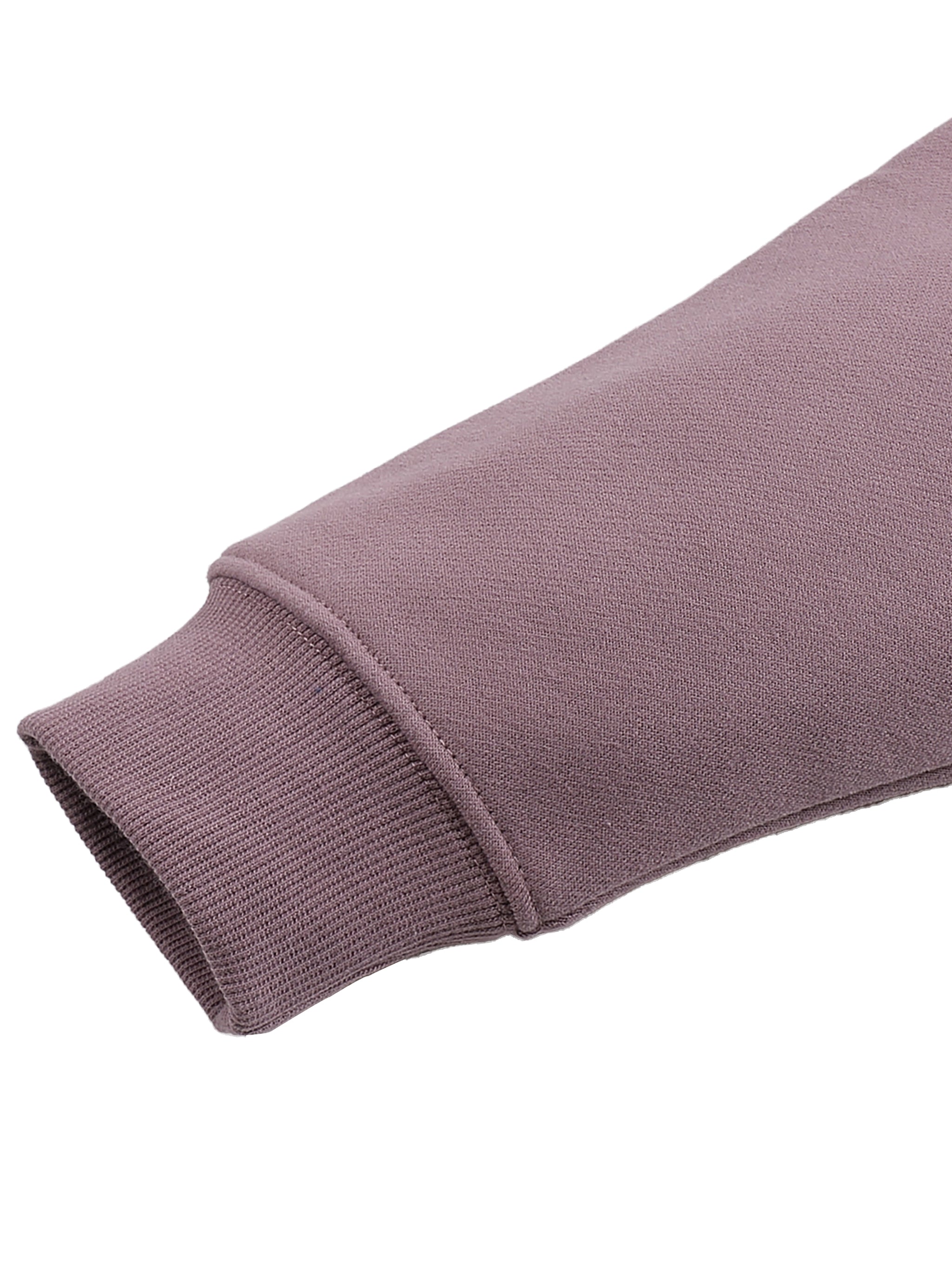 ‘H-worthy’ Oversize Fleeced Hoodie