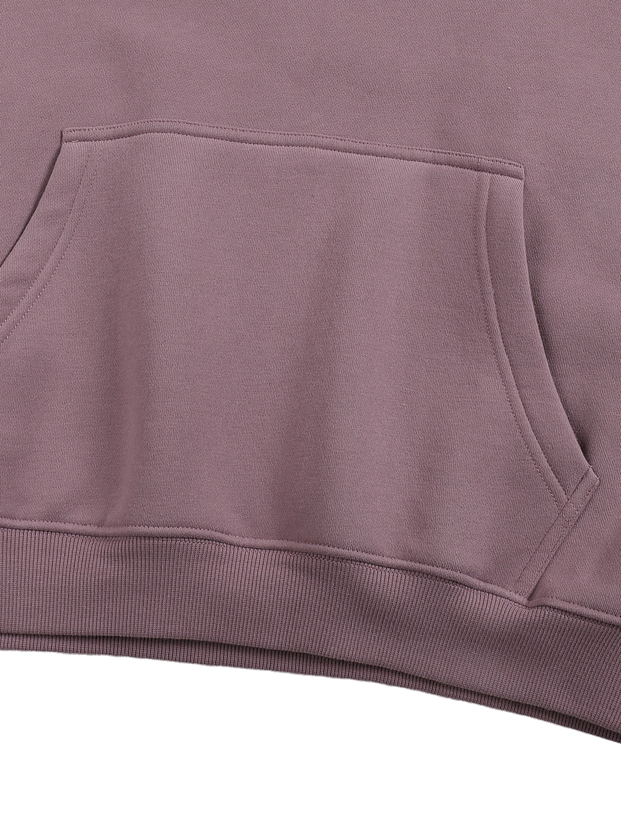 ‘H-worthy’ Oversize Fleeced Hoodie
