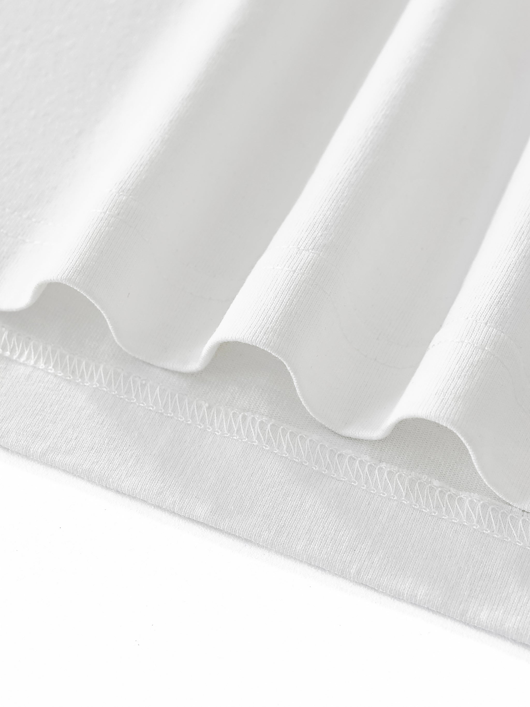 ‘H-worthy’ Layered Contrast Sleeve T-Shirt